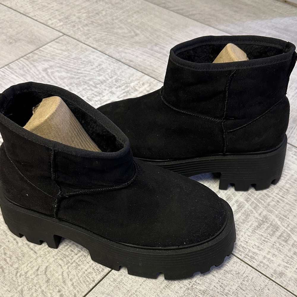 TOP Moda Black Winter Boots